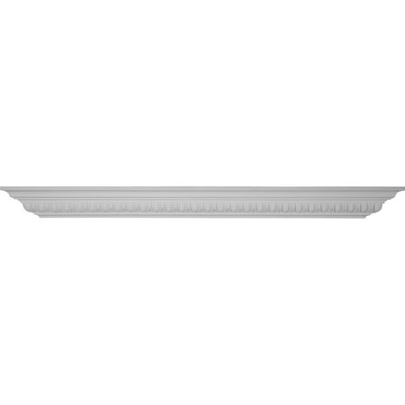 EKENA MILLWORK 48"W x 3 7/8"H x 5 1/4"P Egg & Dart Shelf SH48X04X05EG